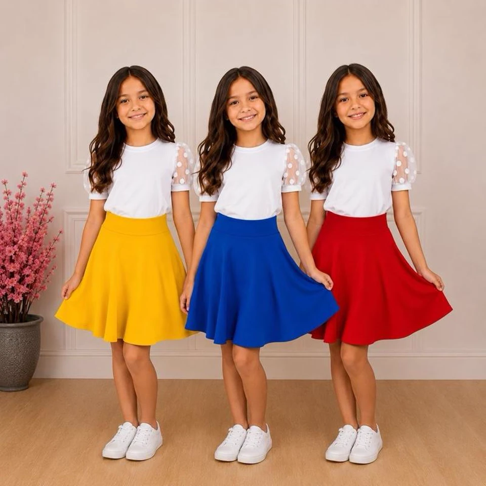 Saia Meia Godê Infantil